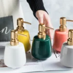 Lucerne Curved Ceramic Liquid Soap Dispenser