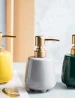 Lucerne Curved Ceramic Liquid Soap Dispenser