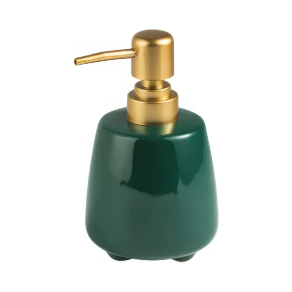 Lucerne Curved Ceramic Liquid Soap Dispenser