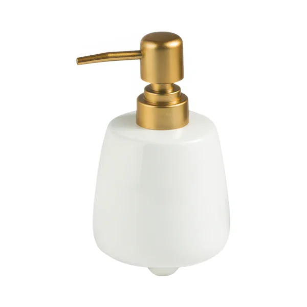 Lucerne Curved Ceramic Liquid Soap Dispenser