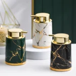 Milan Gilded Ceramic Foaming Soap Dispenser