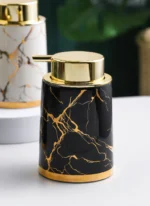 Milan Gilded Ceramic Foaming Soap Dispenser