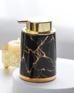 Milan Gilded Ceramic Foaming Soap Dispenser