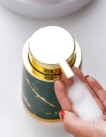 Milan Gilded Ceramic Foaming Soap Dispenser