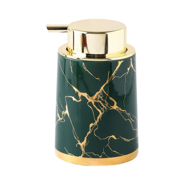 Milan Gilded Ceramic Foaming Soap Dispenser