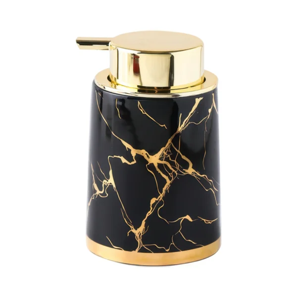 Milan Gilded Ceramic Foaming Soap Dispenser