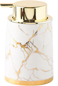 Milan Gilded Ceramic Foaming Soap Dispenser