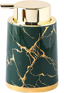 Milan Gilded Ceramic Foaming Soap Dispenser