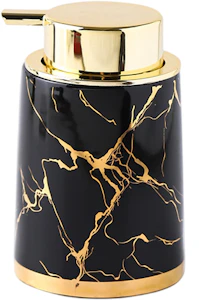 Milan Gilded Ceramic Foaming Soap Dispenser