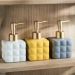 Milano Quilted Ceramic Liquid Soap Dispenser