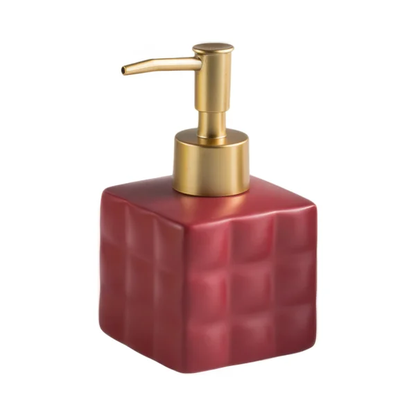 Milano Quilted Ceramic Liquid Soap Dispenser