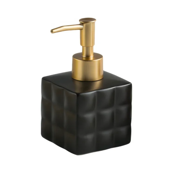 Milano Quilted Ceramic Liquid Soap Dispenser