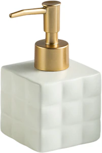 Milano Quilted Ceramic Liquid Soap Dispenser