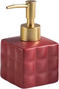 Milano Quilted Ceramic Liquid Soap Dispenser