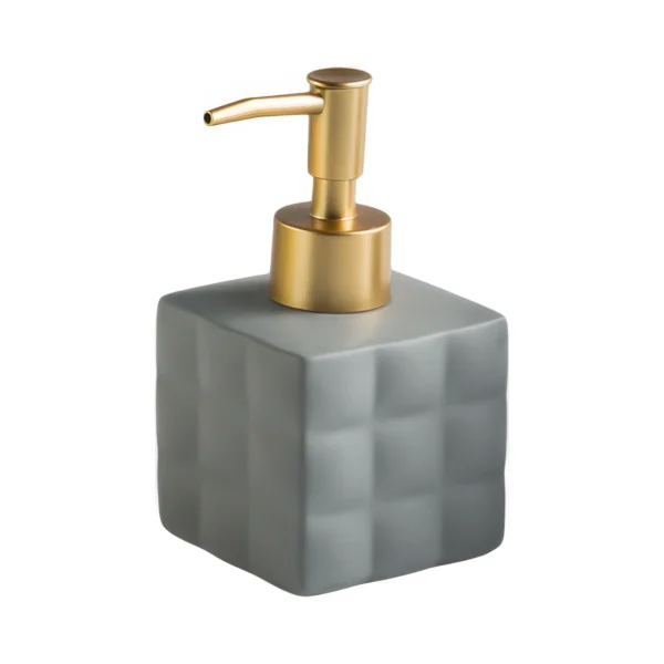Milano Quilted Ceramic Liquid Soap Dispenser