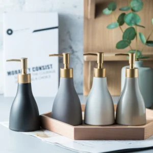 Monaco Tapered Ceramic Liquid Soap Dispenser