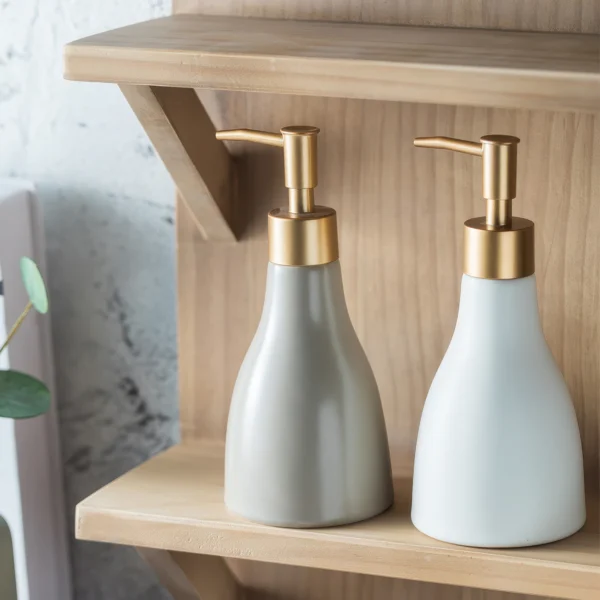 Monaco Tapered Ceramic Liquid Soap Dispenser