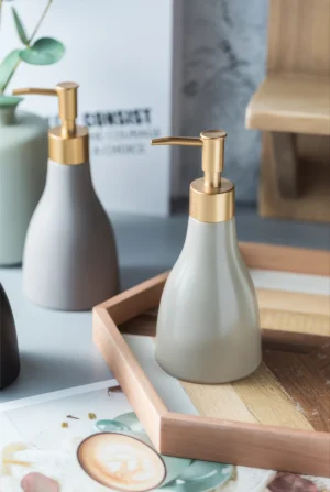 Monaco Tapered Ceramic Liquid Soap Dispenser