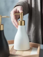 Monaco Tapered Ceramic Liquid Soap Dispenser