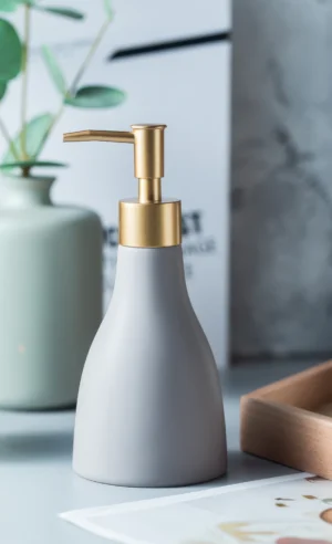 Monaco Tapered Ceramic Liquid Soap Dispenser