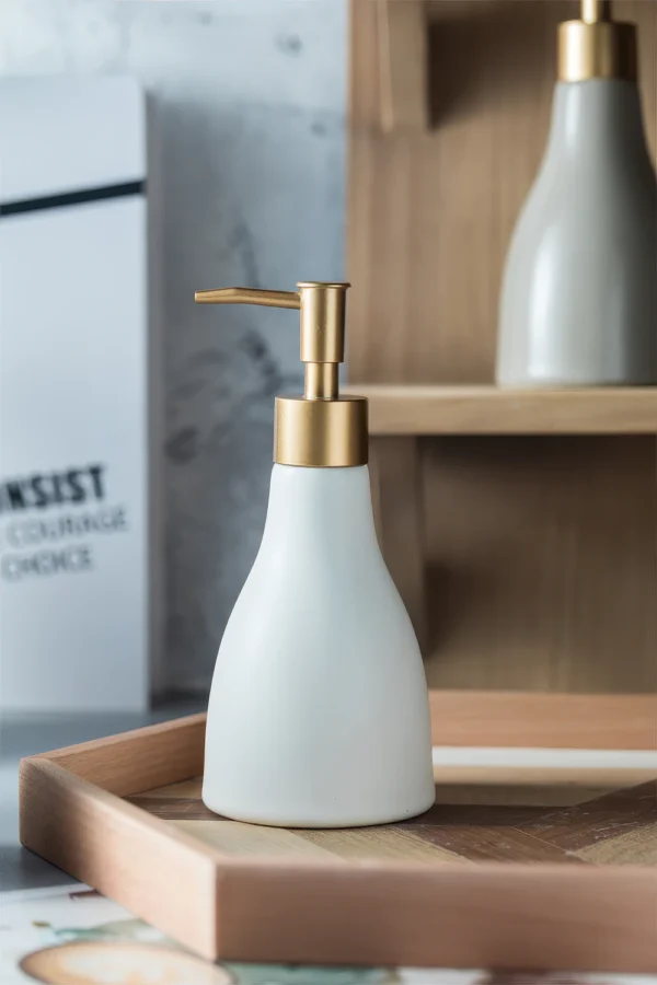 Monaco Tapered Ceramic Liquid Soap Dispenser