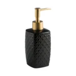 Palermo Textured Geometric Ceramic Liquid Soap Dispenser