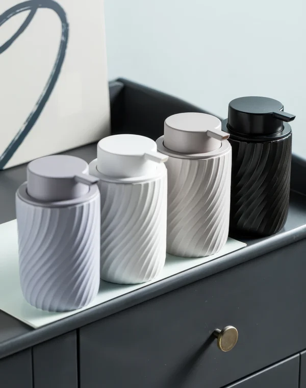 Rhodes Spiral Ceramic Foaming Soap Dispenser