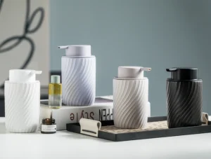 Rhodes Spiral Ceramic Foaming Soap Dispenser