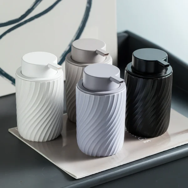 Rhodes Spiral Ceramic Foaming Soap Dispenser