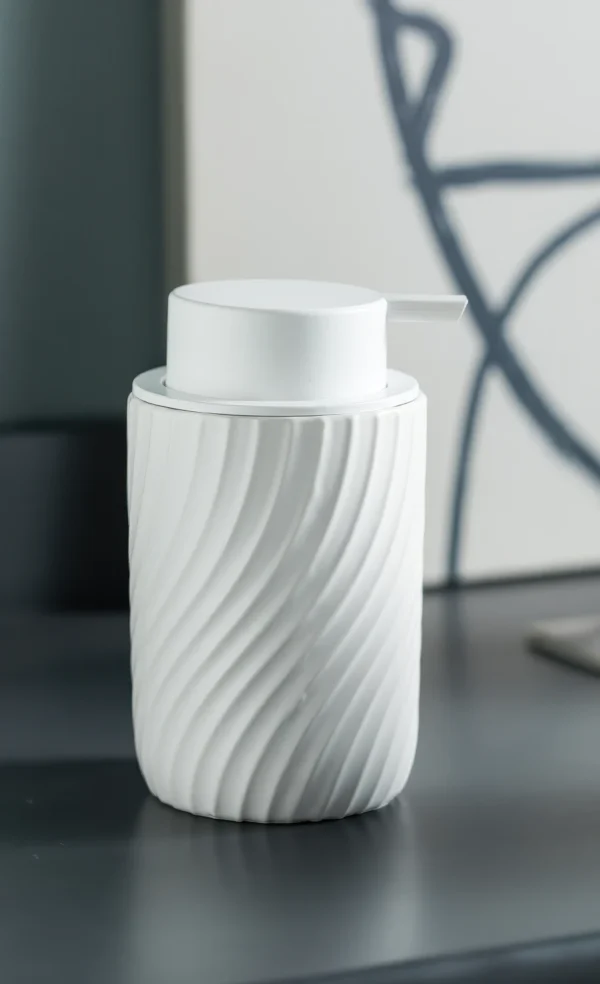 Rhodes Spiral Ceramic Foaming Soap Dispenser
