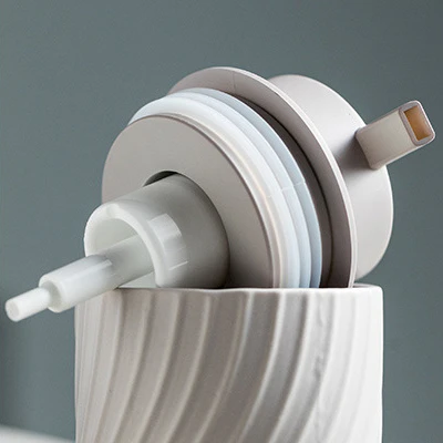 Rhodes Spiral Ceramic Foaming Soap Dispenser