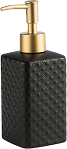 Seville Diamond Relief Ceramic Liquid Soap Dispenser