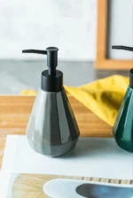 Siena Geometric Glossy Ceramic Liquid Soap Dispenser
