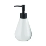 Siena Geometric Glossy Ceramic Liquid Soap Dispenser