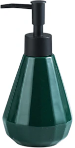 Siena Geometric Glossy Ceramic Liquid Soap Dispenser