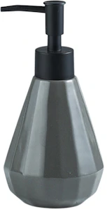 Siena Geometric Glossy Ceramic Liquid Soap Dispenser