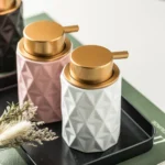 Sofia Lattice Ceramic Foaming Soap Dispenser