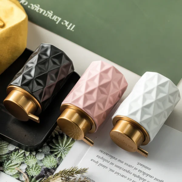 Sofia Lattice Ceramic Foaming Soap Dispenser