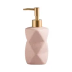 Vikos Faceted Ceramic Liquid Soap Dispenser
