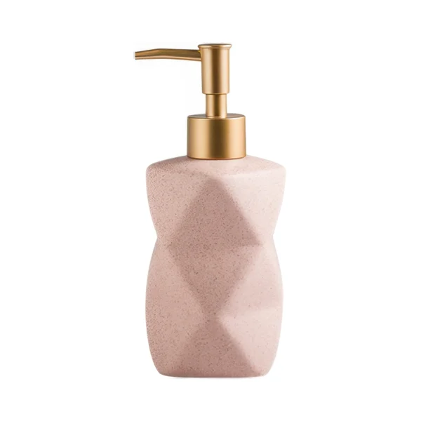 Vikos Faceted Ceramic Liquid Soap Dispenser