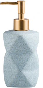 Vikos Faceted Ceramic Liquid Soap Dispenser