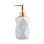 Vikos Faceted Ceramic Liquid Soap Dispenser