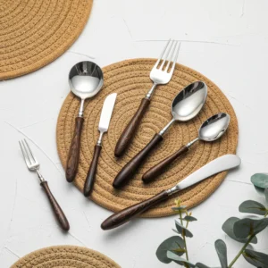Aarhus Minimalist Wood Cutlery Set