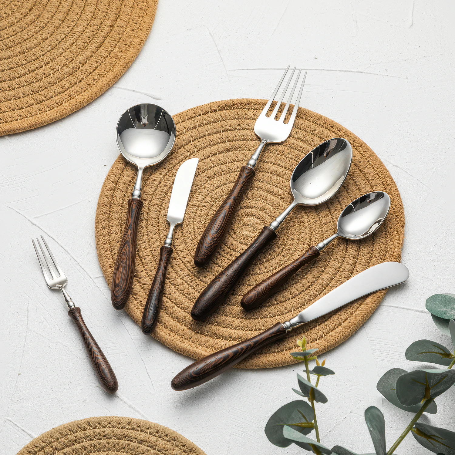 Aarhus Minimalist Wood Cutlery Set Aarhus Minimalist Wood Cutlery Set