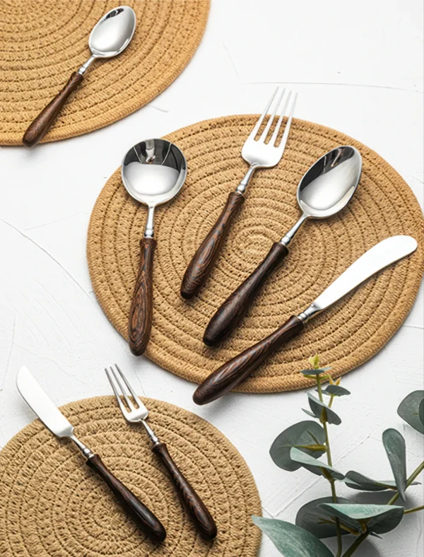 Aarhus Minimalist Wood Cutlery Set