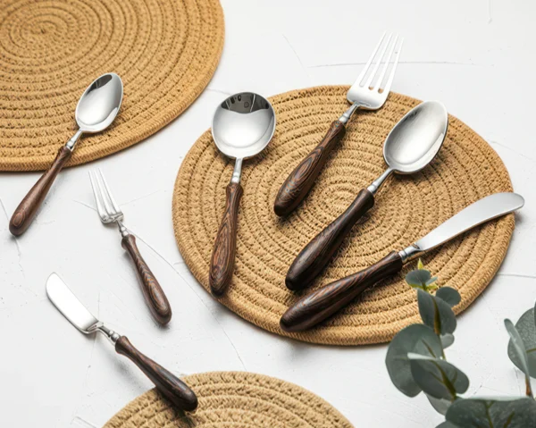 Aarhus Minimalist Wood Cutlery Set
