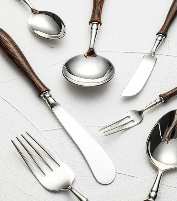 Aarhus Minimalist Wood Cutlery Set