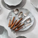 Amiens Mirror-Polished Wood Cutlery Set