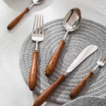 Amiens Mirror-Polished Wood Cutlery Set