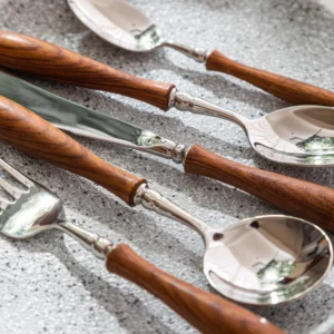 Amiens Mirror-Polished Wood Cutlery Set